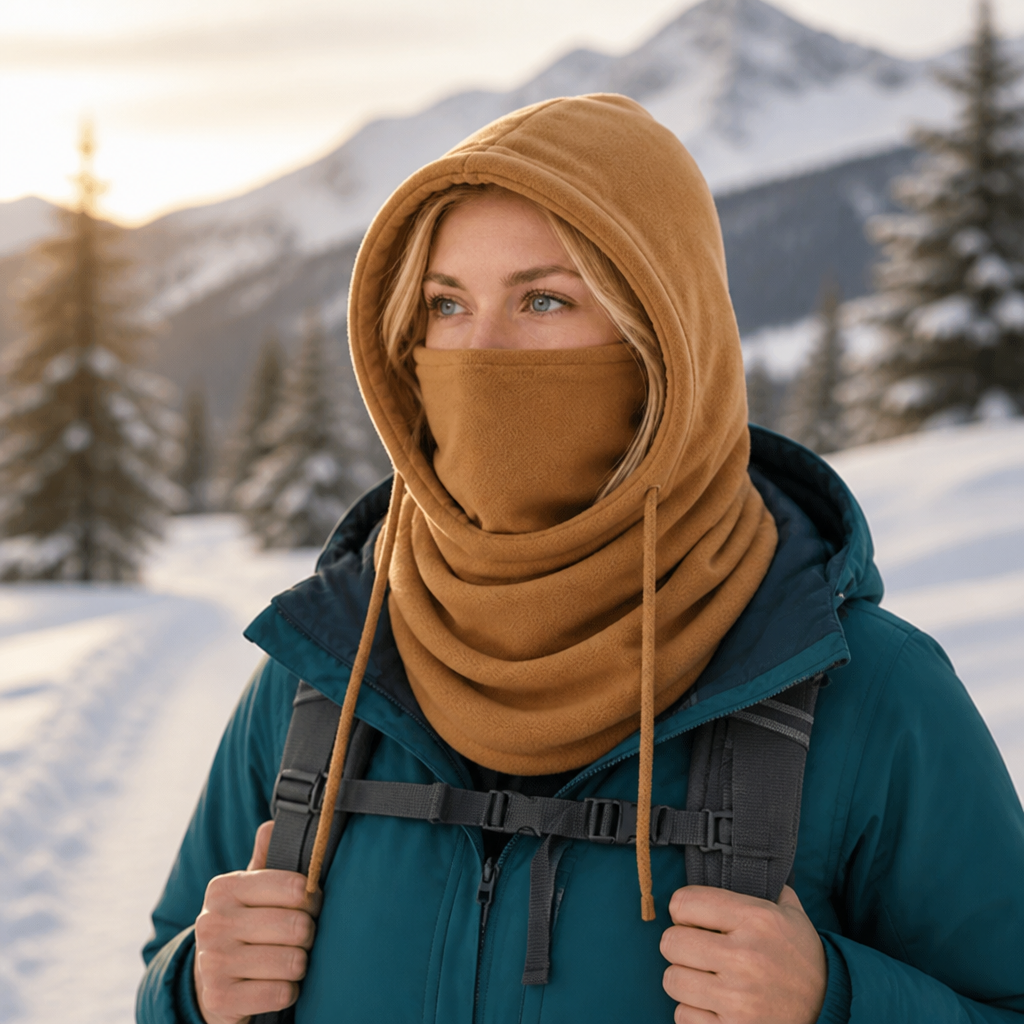 Wintermütze mit Nackenschutz – winddicht für Kopf und Nacken