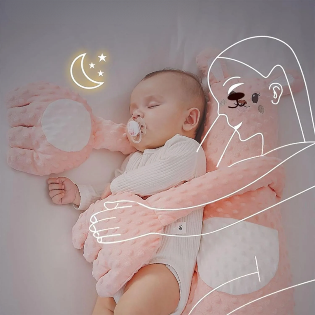 Baby Einschlafhilfe Kissen mit Streichelfunktion für ruhigen Schlaf