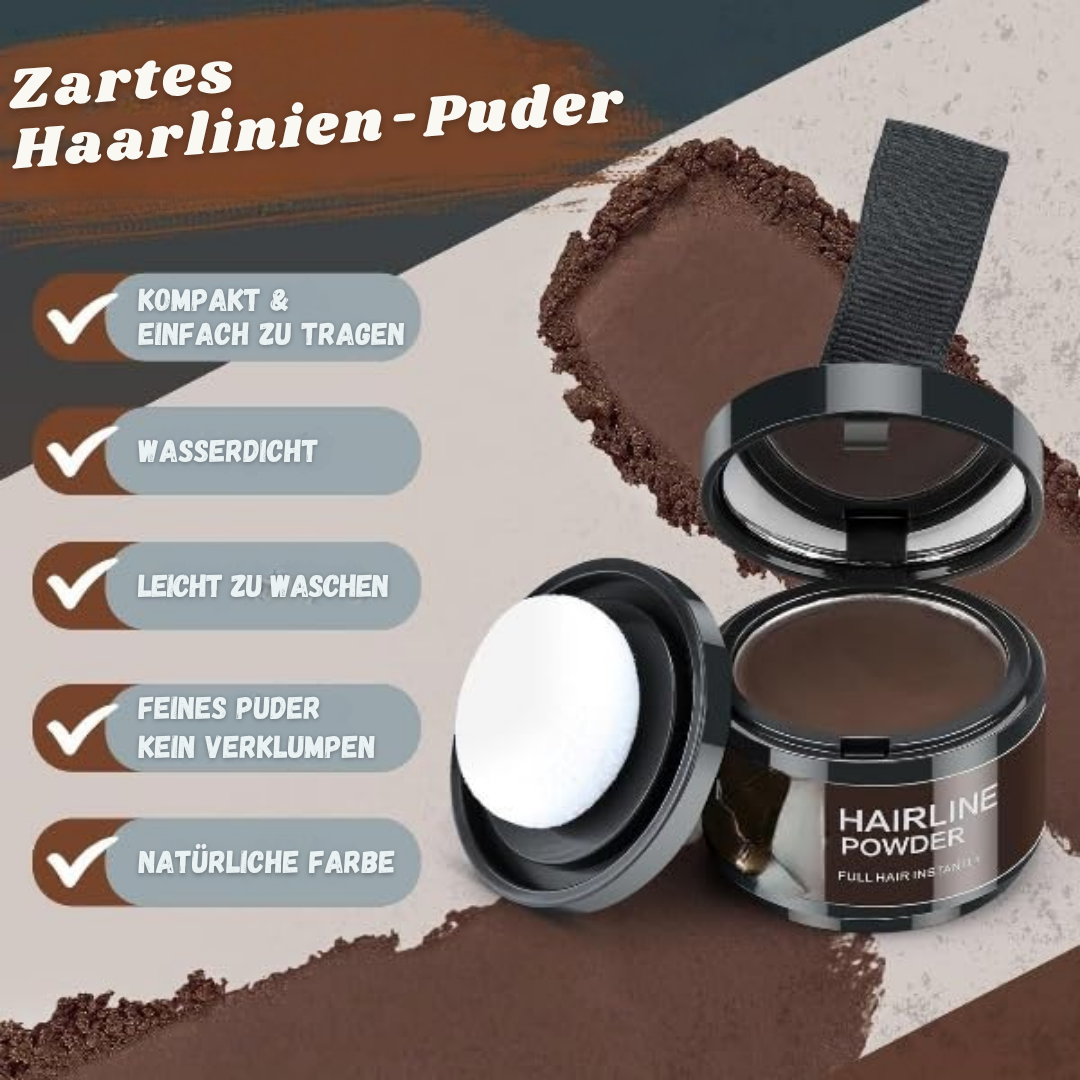 Haarpuder Augenbrauenpuder - Wasserfest für dichtere Haare Brauen