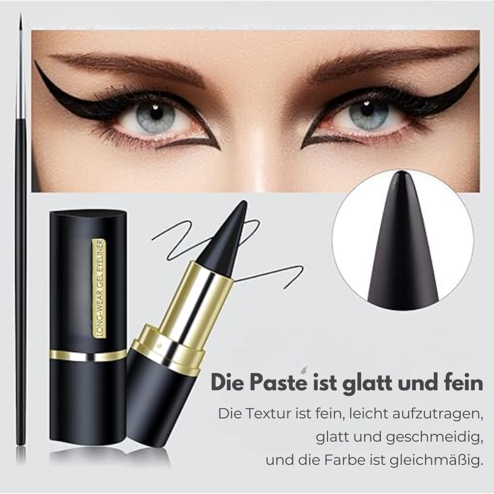 Wasserfester Gel-Eyeliner Schwarz - Langanhaltend & Präzise