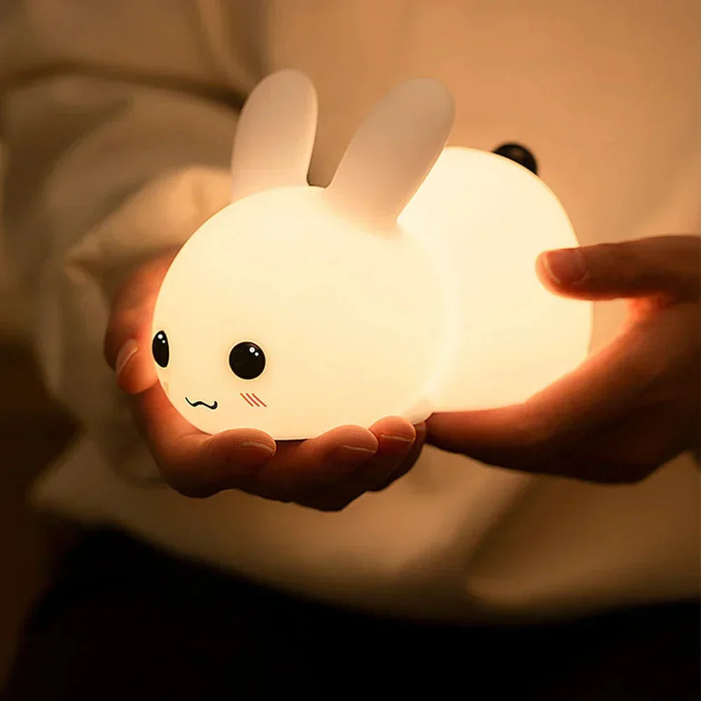 Hasen Nachtlicht mit Farbwechsel LED und Fernbedienung