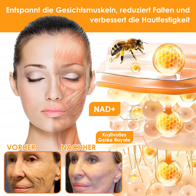 Anti-Aging Creme mit Bienengift Peptiden und Hyaluronsäure