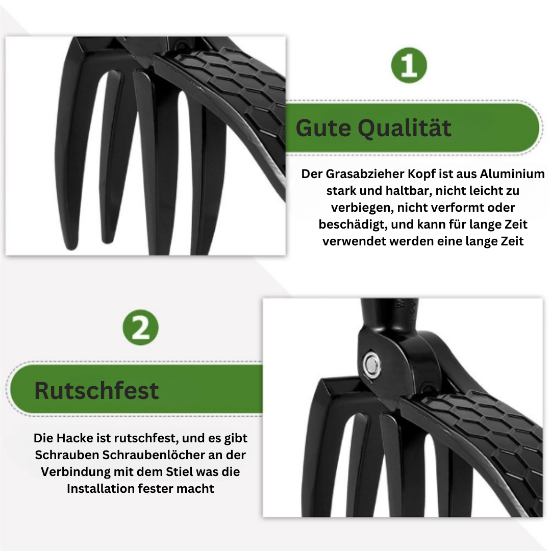 Unkrautstecher mit 5-Krallen – Rückenschonendes Gartenwerkzeug