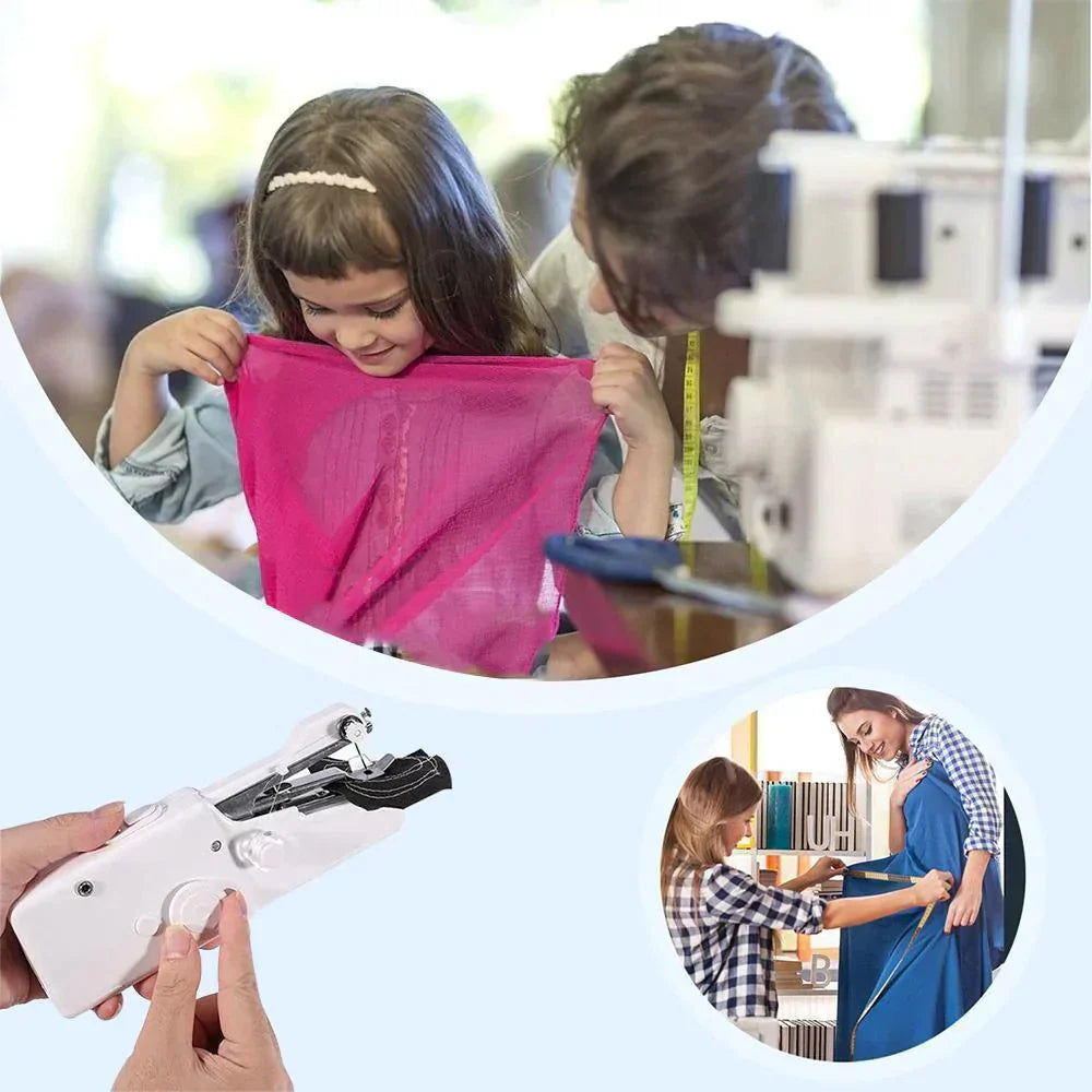 Kabellose Mini Handnähmaschine für schnelle Kleidung Reparaturen