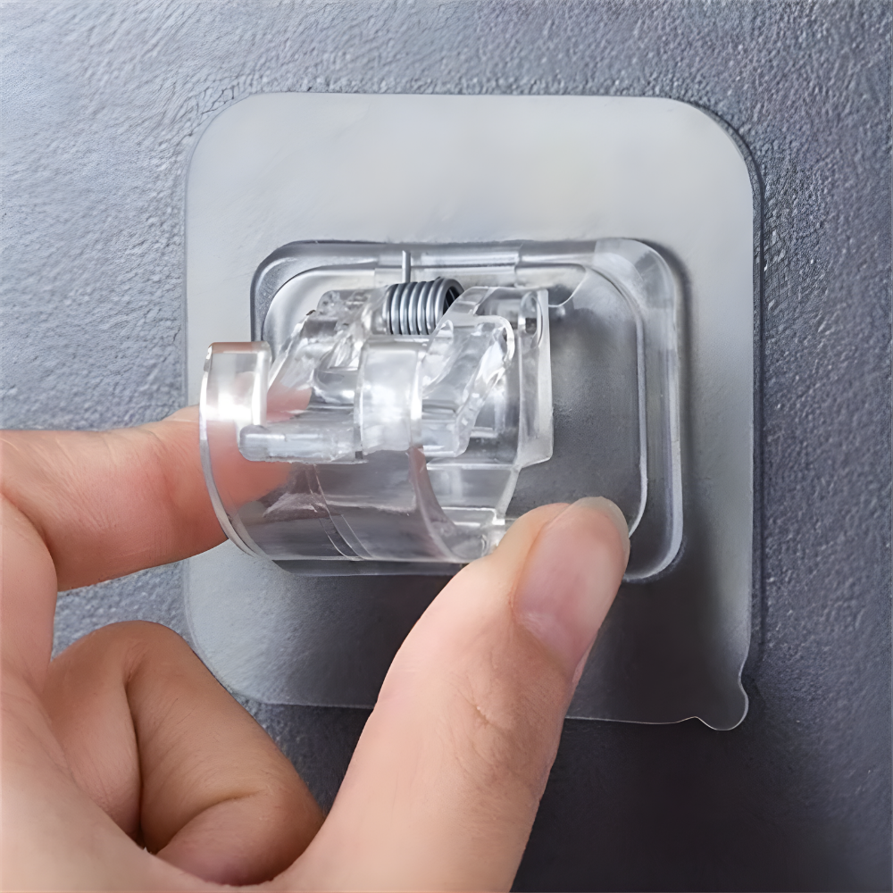 Selbstklebende Wandhaken ohne Bohren – Hakenclips für Küche & Bad