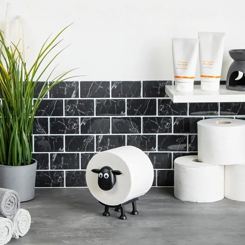 Dekorativer Toilettenpapierhalter ohne Montage - ABS Rollenhalter