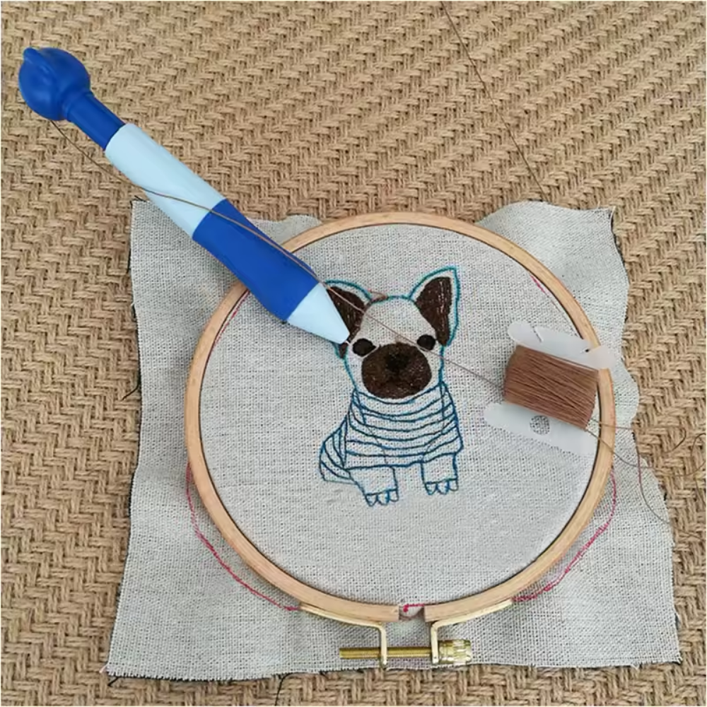 Punch Needle Set für Anfänger - Einfaches Sticken ohne Vorkenntnisse