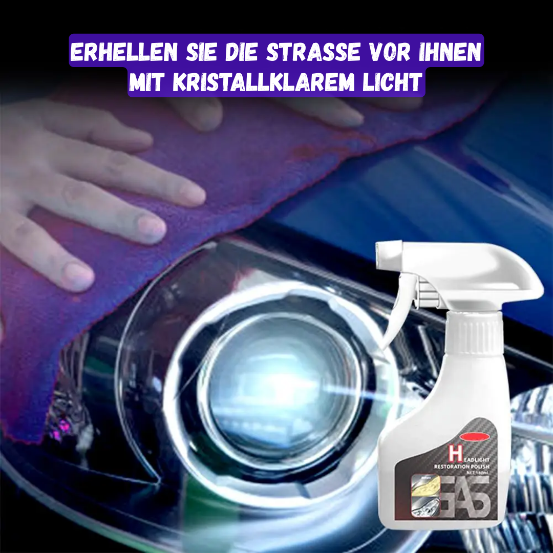 Scheinwerfer Reparatur Set - Aufbereitung gegen Vergilbung & Kratzer