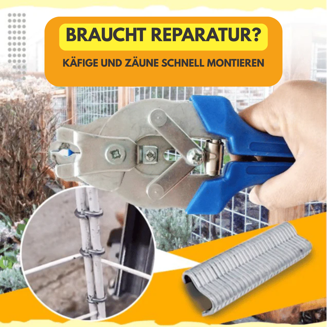 Nagelringzange für Käfigmontage - Ergonomisches Werkzeug aus 65Mn-Stahl