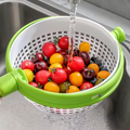 Salatschleuder mit Waschfunktion – Obst & Gemüse Waschen und Schleudern
