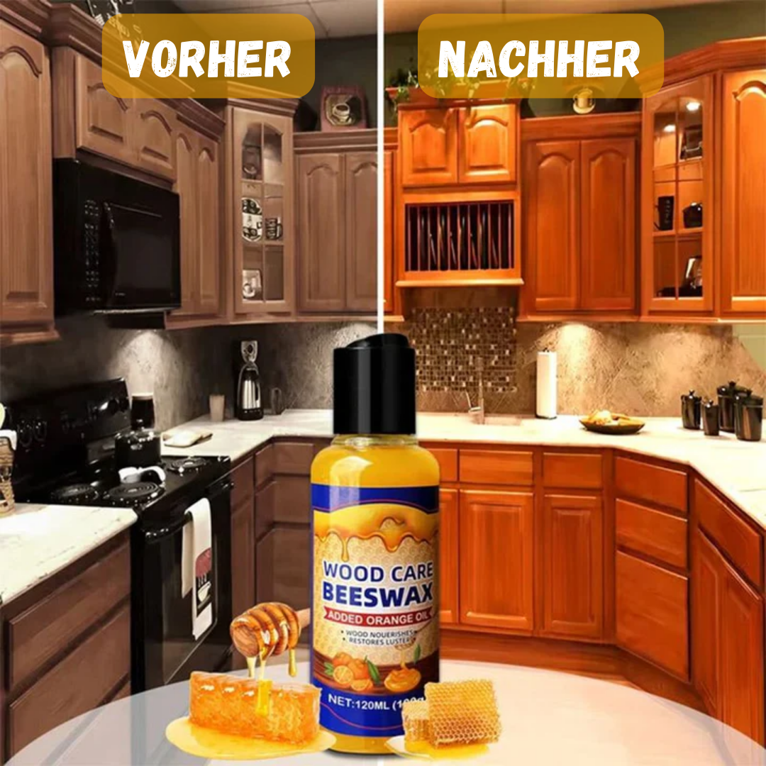 Holzpflege mit Bienenwachs & Orangenöl – Natürliche Möbelpflege 120 ml