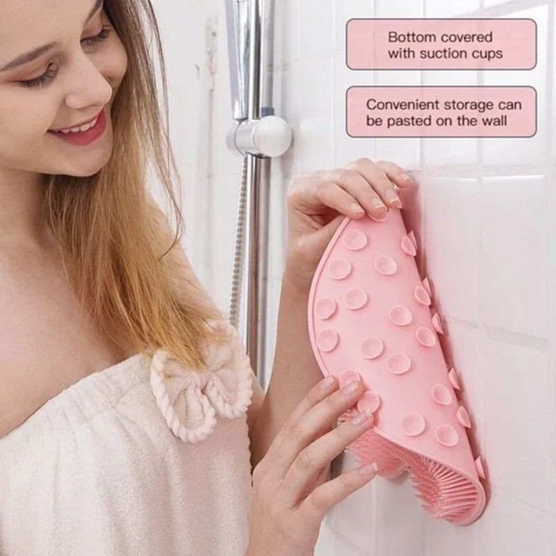Silikon Fußreiniger Dusche - Massage Pad mit Saugnäpfen