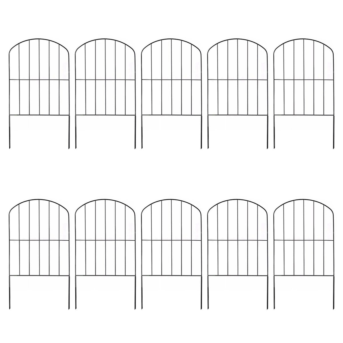 Edelstahl Gartenzaun Beetabgrenzung flexibel rostfrei 3,2m Set