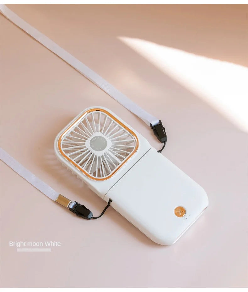 Faltbarer Handfächer Wiederaufladbar – 3000 mAh Akku, 3 Stufen
