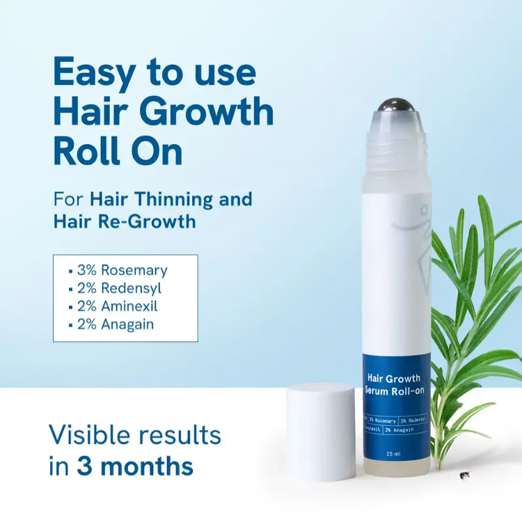 Kopfhaut Serum Roller für Haarpflege und Volumen