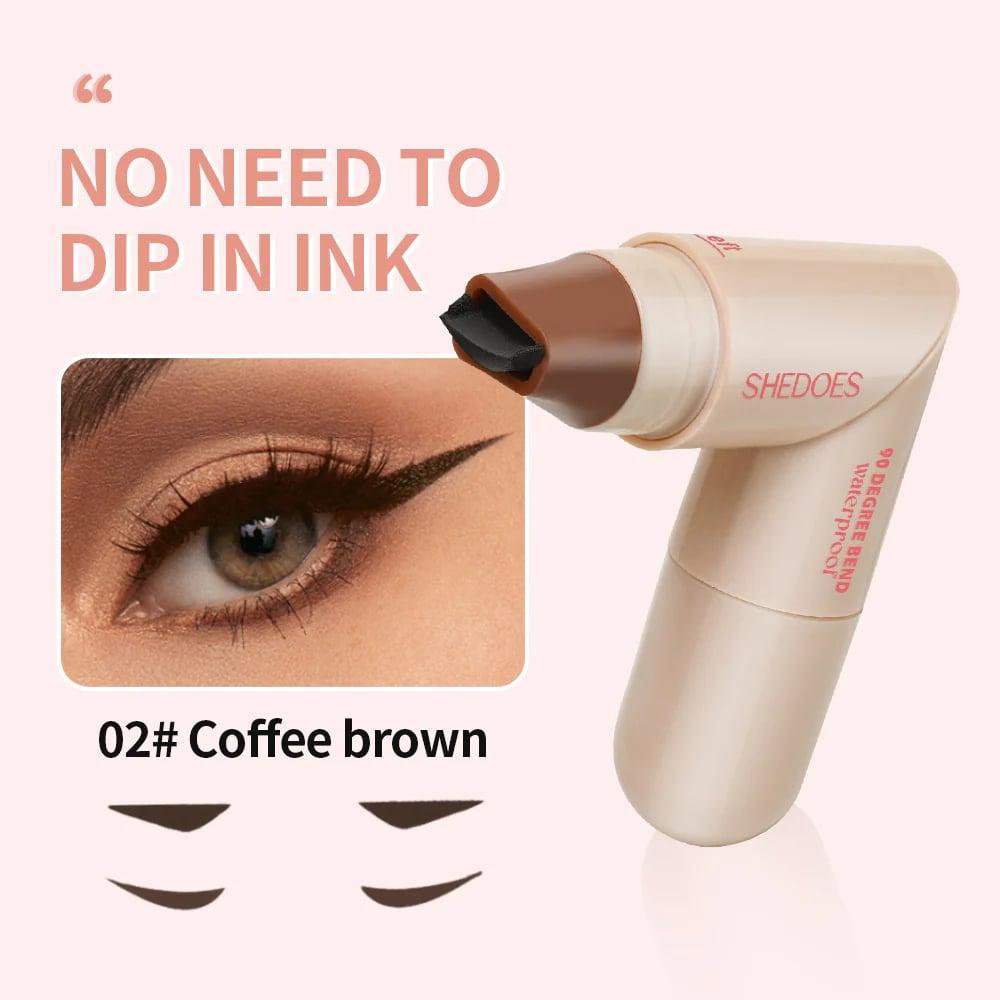 Doppelseitiger Eyeliner mit Wing Stempel für perfekten Cat Eye Look