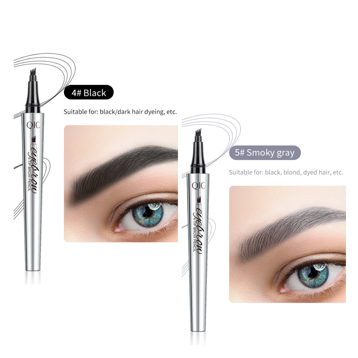 Wasserdichter Augenbrauenstift - Natürliche Augenbrauen Makeup