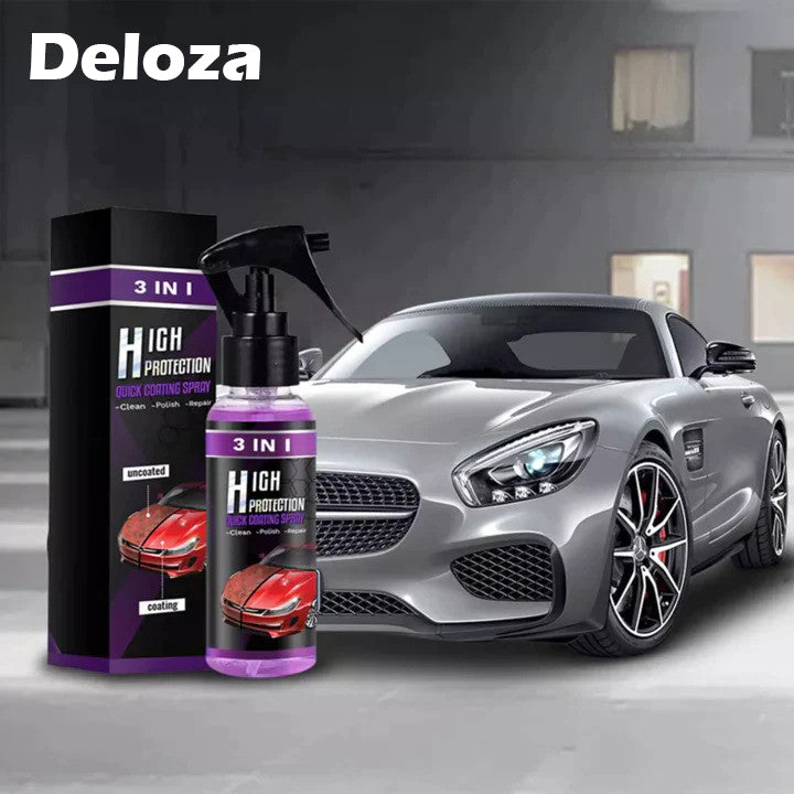 Keramik-Beschichtungsspray für Auto - 3-in-1 Autopflege Set