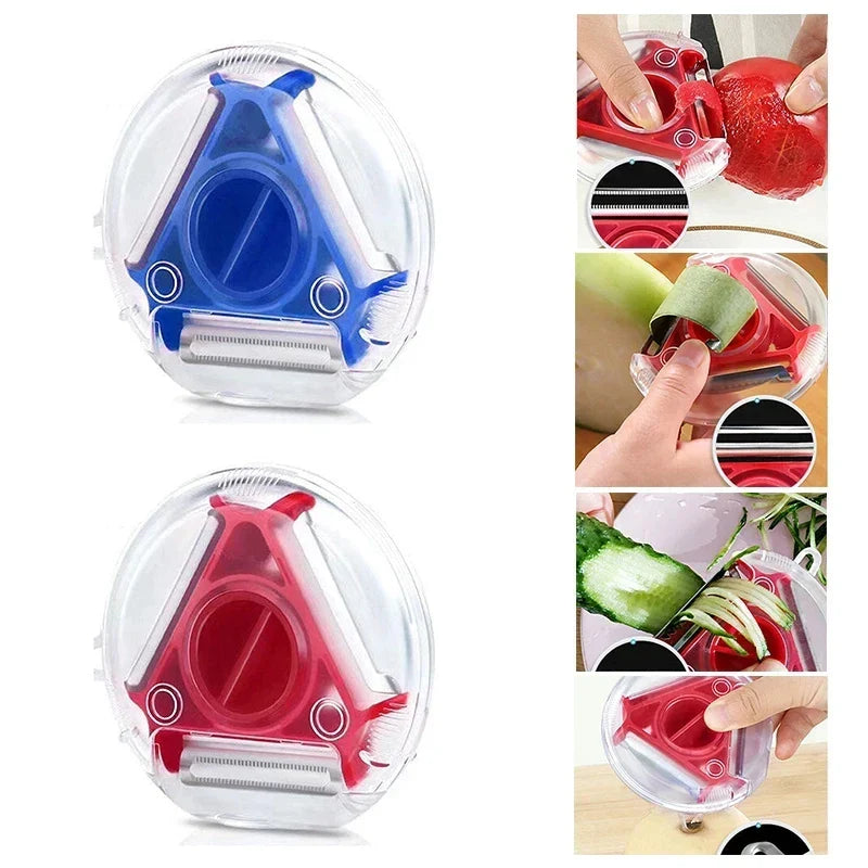 3-in-1 Gemüseschäler – Schälen, Raspeln & Julienne schneiden