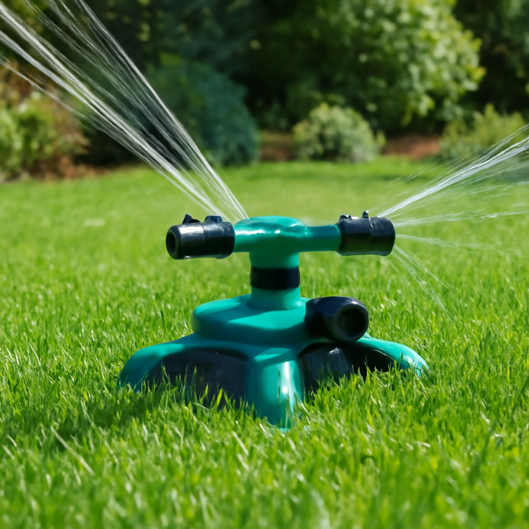 360° Gartensprinkler Rasensprenger mit einstellbarem Wasserdruck