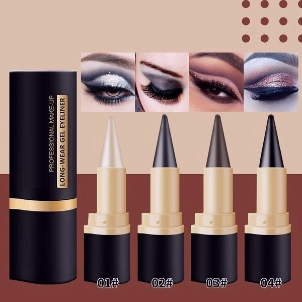 Matter Eyeliner Wasserfest - 12h Langanhaltend Schwarz Kajal