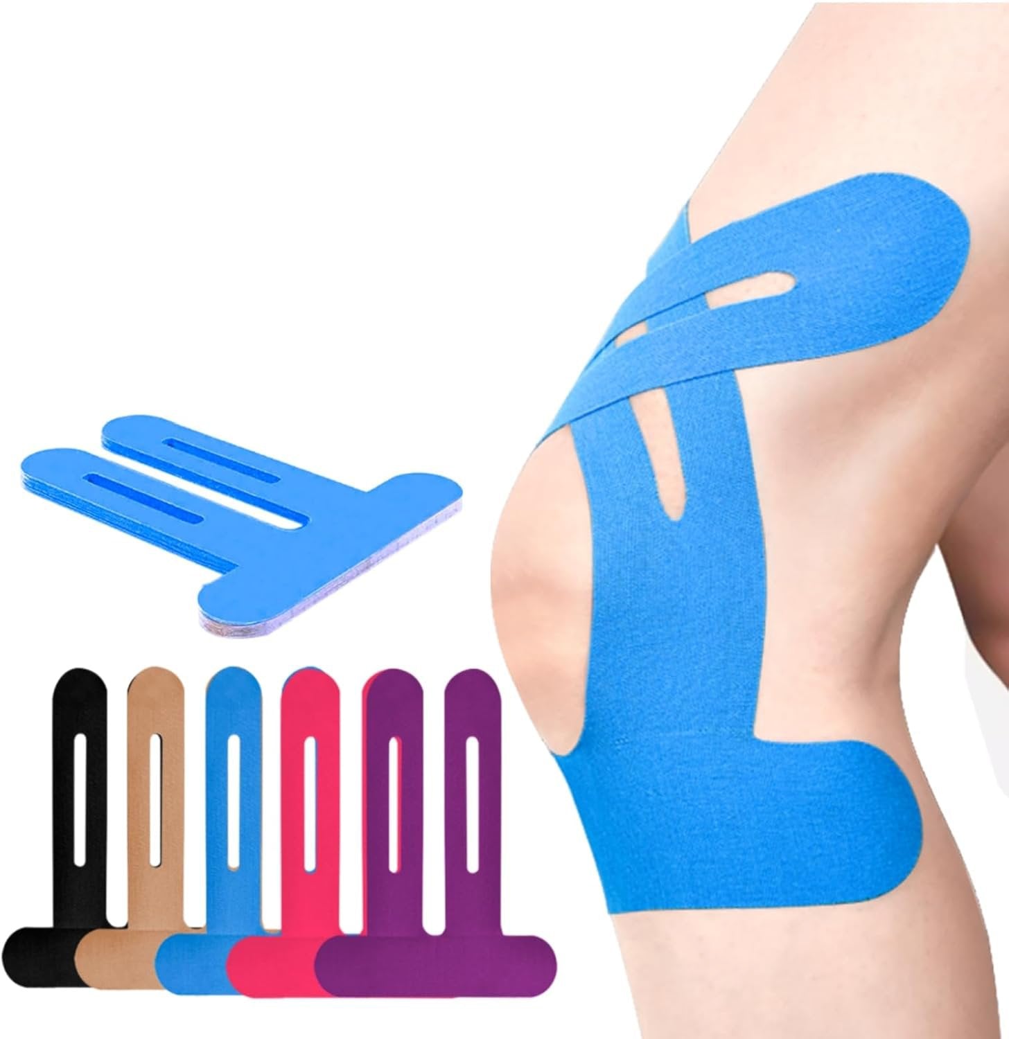 Kniebandage Elastisch Atmungsaktiv - Vorgefertigt Sport Training
