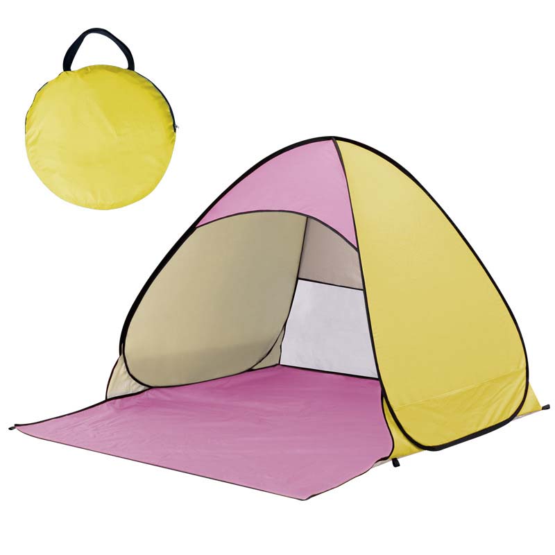 Pop-Up Strandmuschel mit UV-Schutz - Ultraleicht & Sekundenschnell