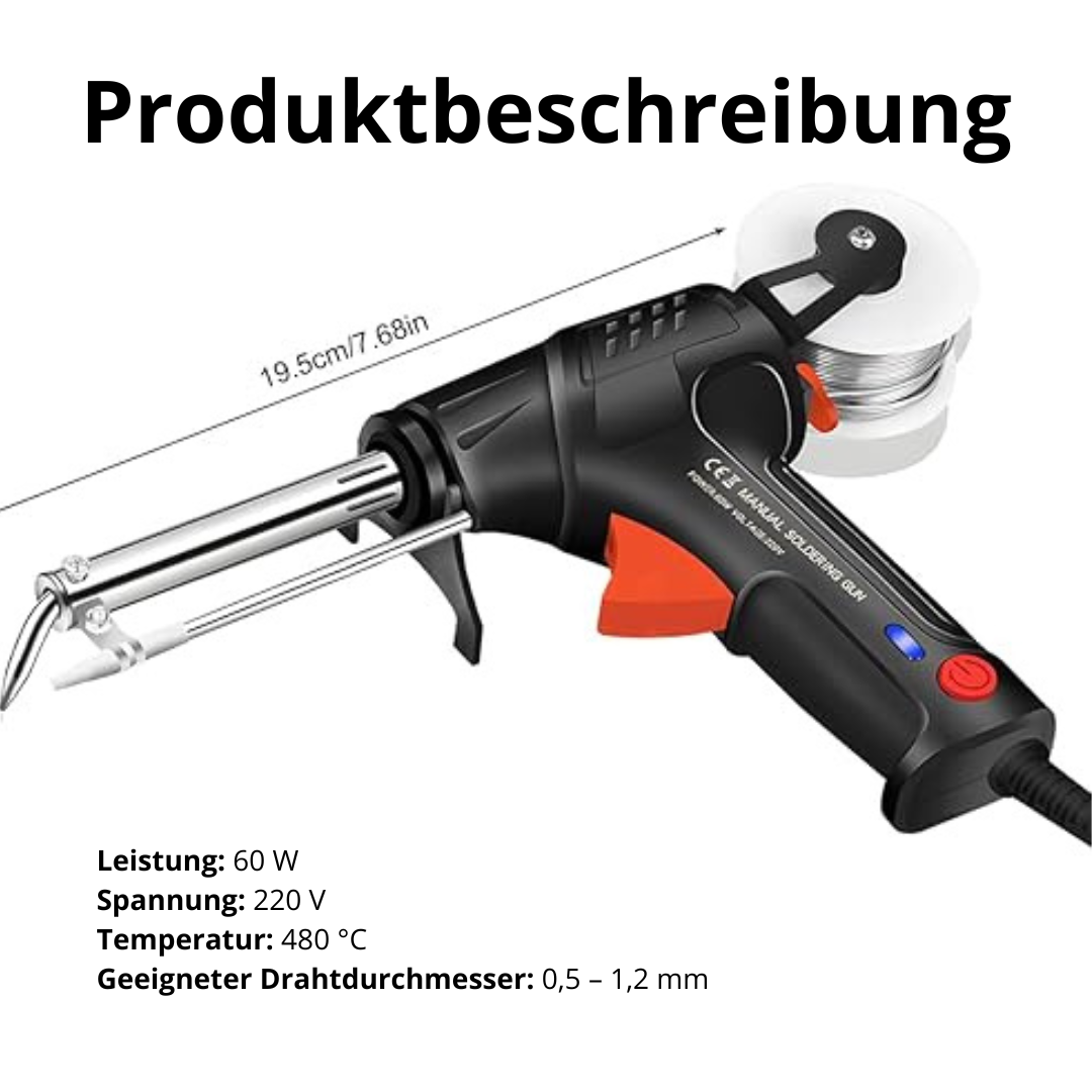 Elektrischer Lötkolben mit Keramikheizelement - Präzises Lötwerkzeug