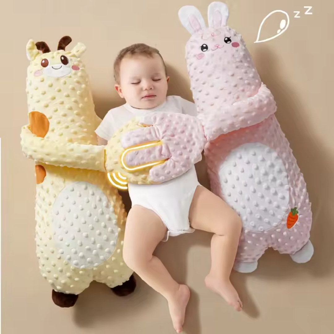 Baby Einschlafhilfe Kissen mit Streichelfunktion für ruhigen Schlaf