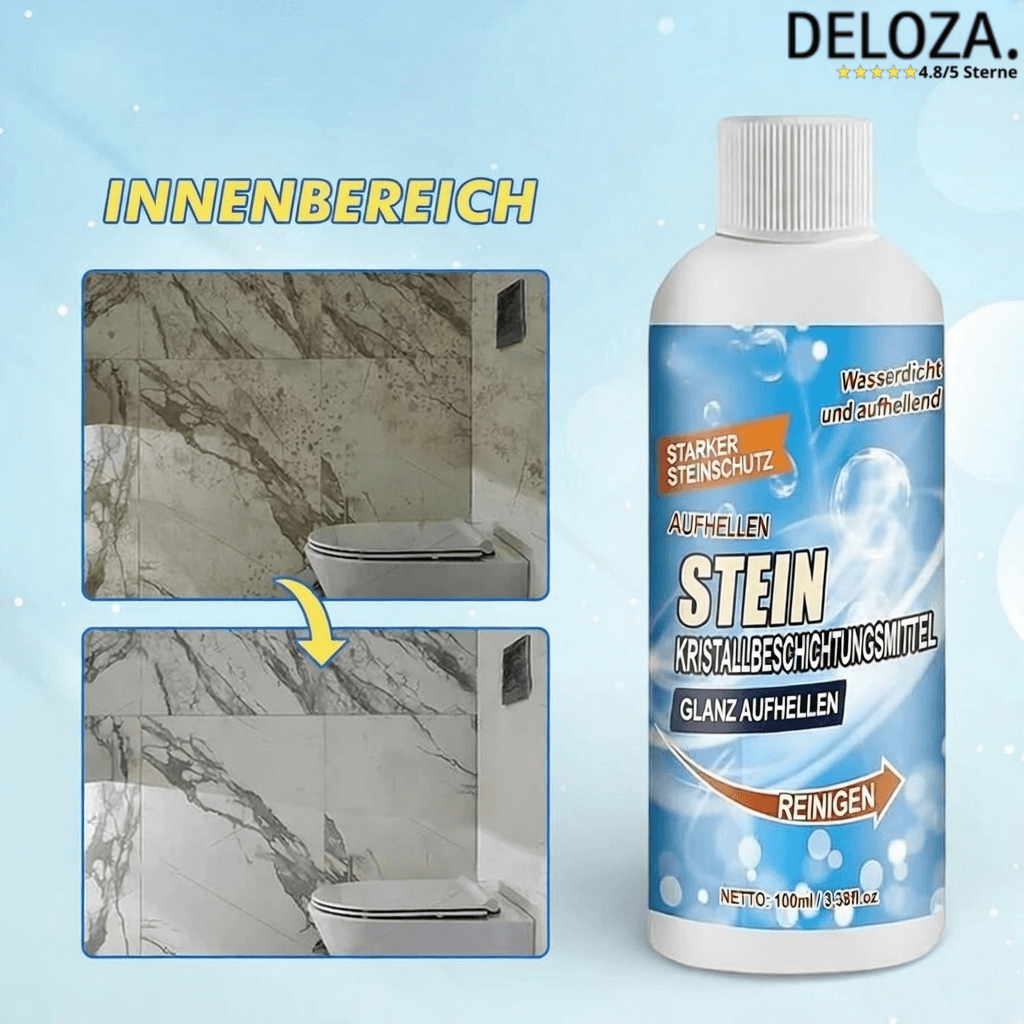 Steinreiniger Fleckenentferner für Naturstein Marmor Granit