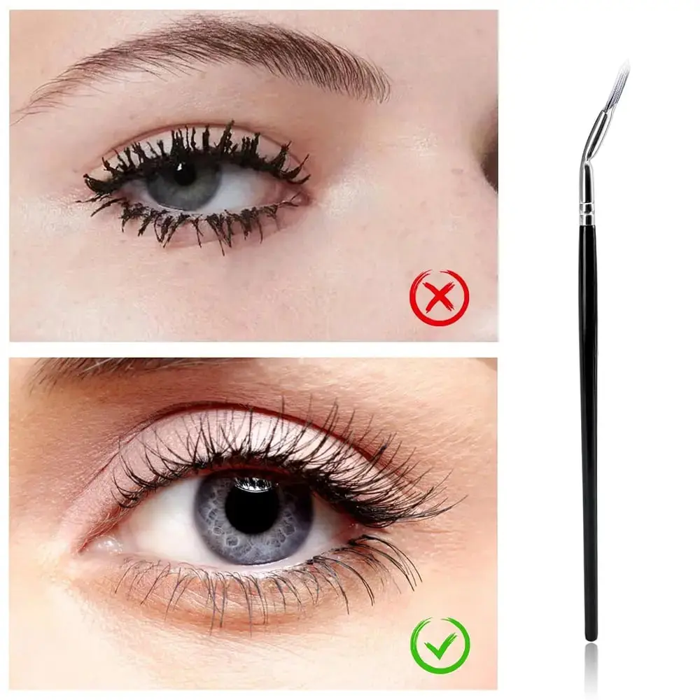 Fächerförmige Wimpernbürste faltbar für getrennte Wimpern ohne Klümpchen
