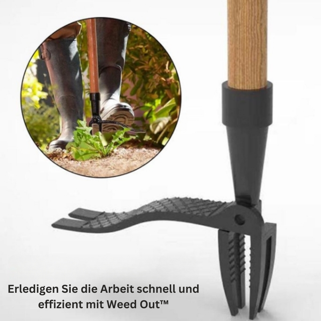 Unkrautstecher mit 5-Krallen – Rückenschonendes Gartenwerkzeug