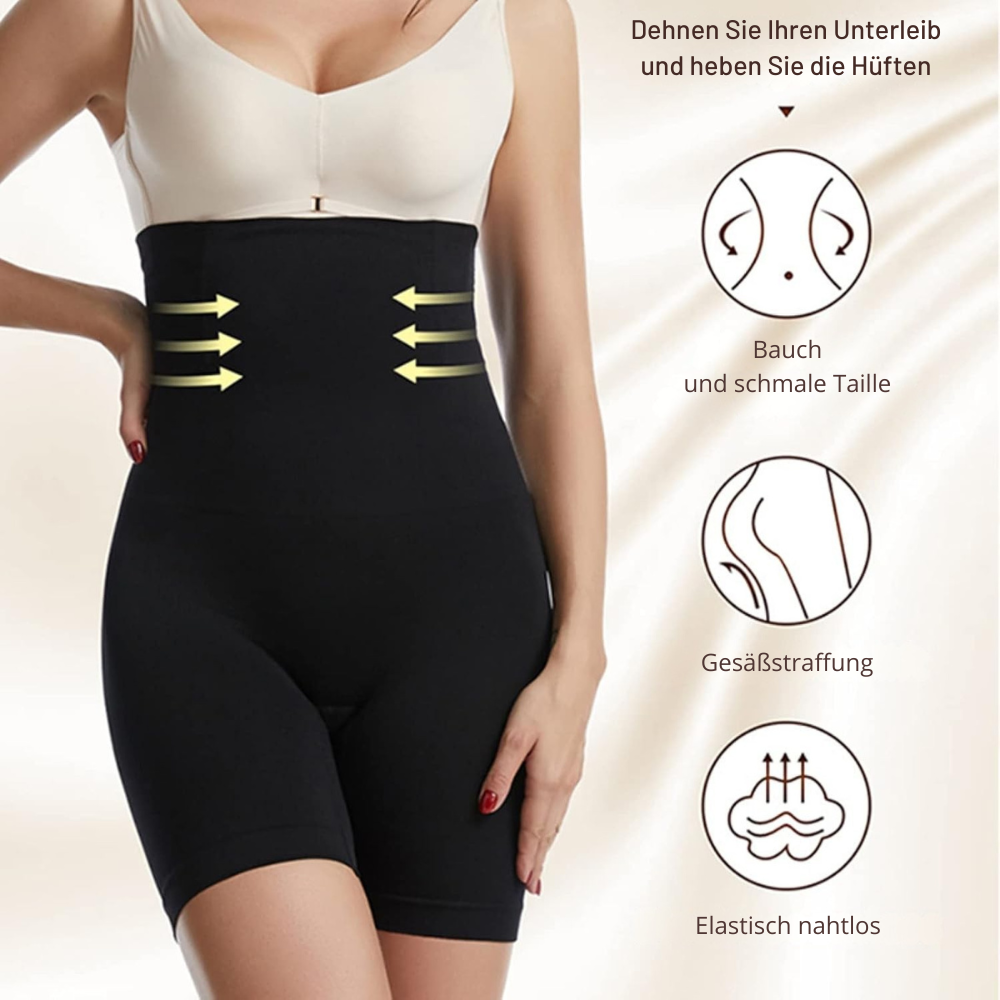Nahtlose Shapewear Damen - Hohe Taille Formwäsche Komfort