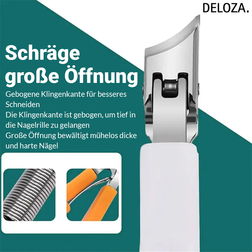 Nagelzangen Set für eingewachsene Nägel - 3-teilig mit gebogener Klinge