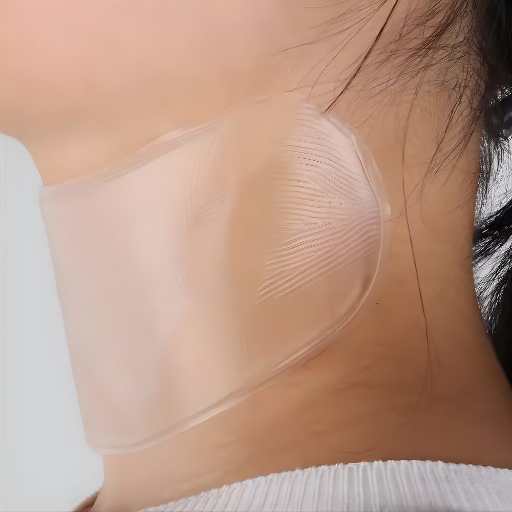 Silikon Hals Glättungspad - Anti-Aging Hautpflege für die Nacht
