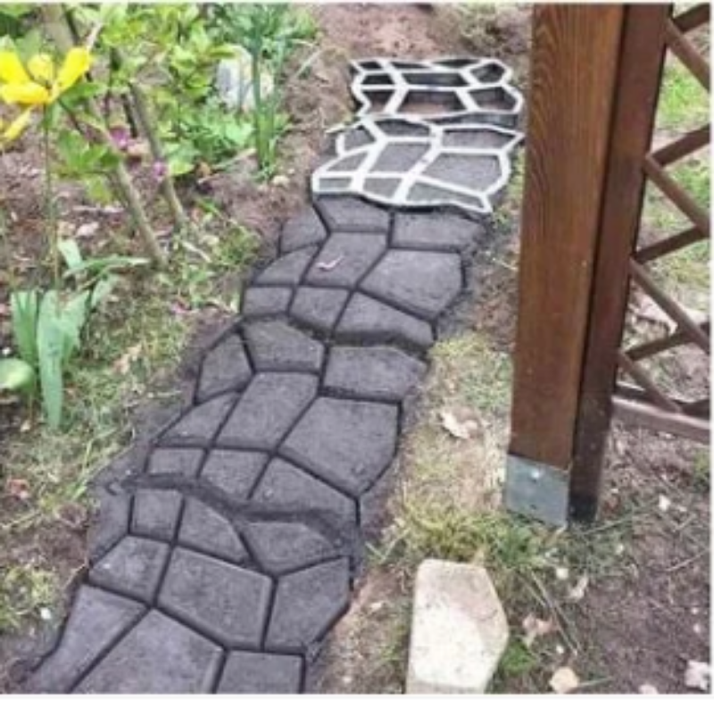 Betonweg Schalungsform – Gartenwege selbst verlegen leicht gemacht