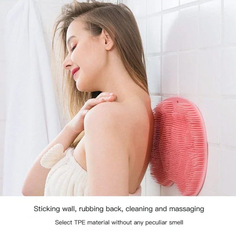 Silikon Fußreiniger Dusche - Massage Pad mit Saugnäpfen