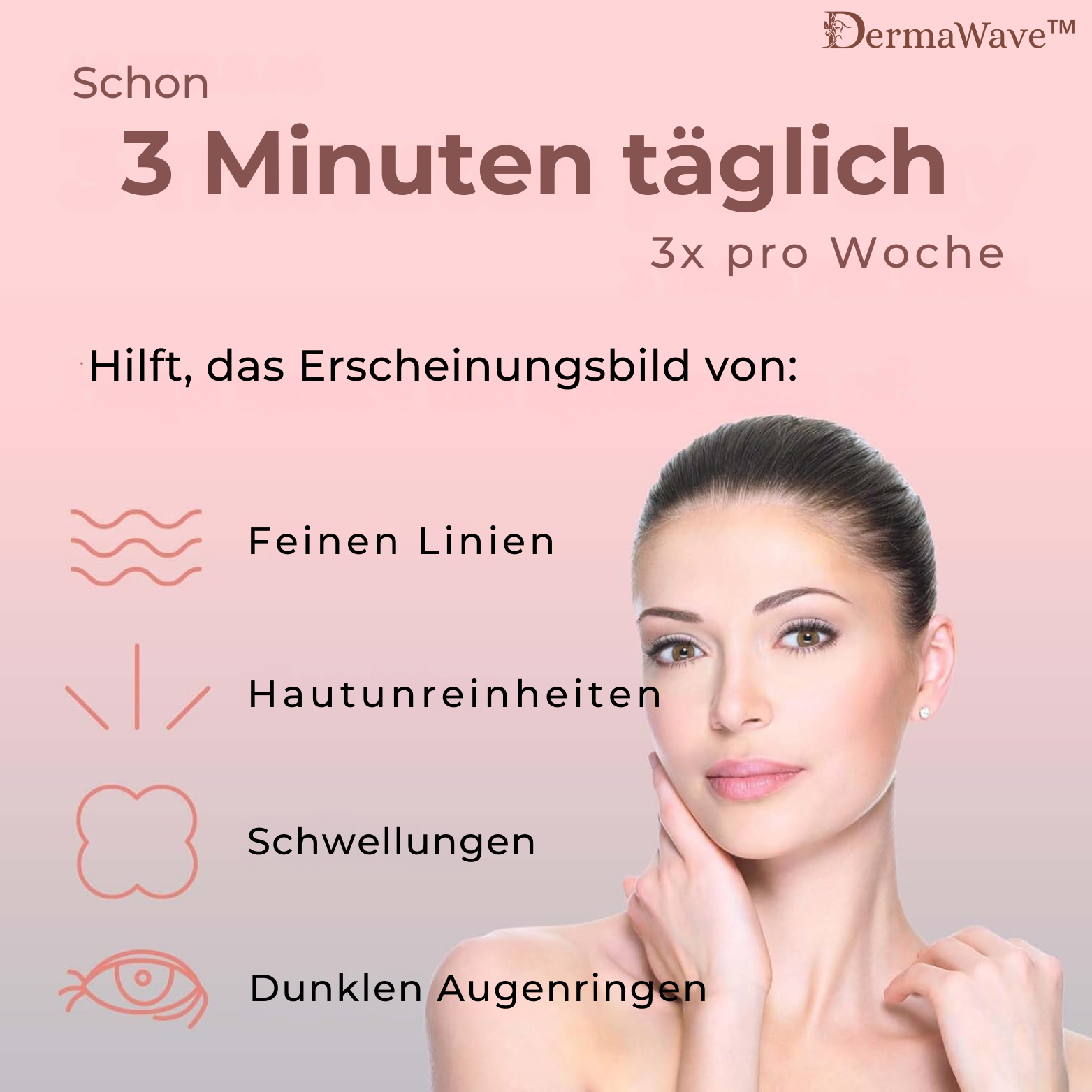 Lichttherapie Gerät für Gesichtspflege - 4-in-1 LED Hautpflege