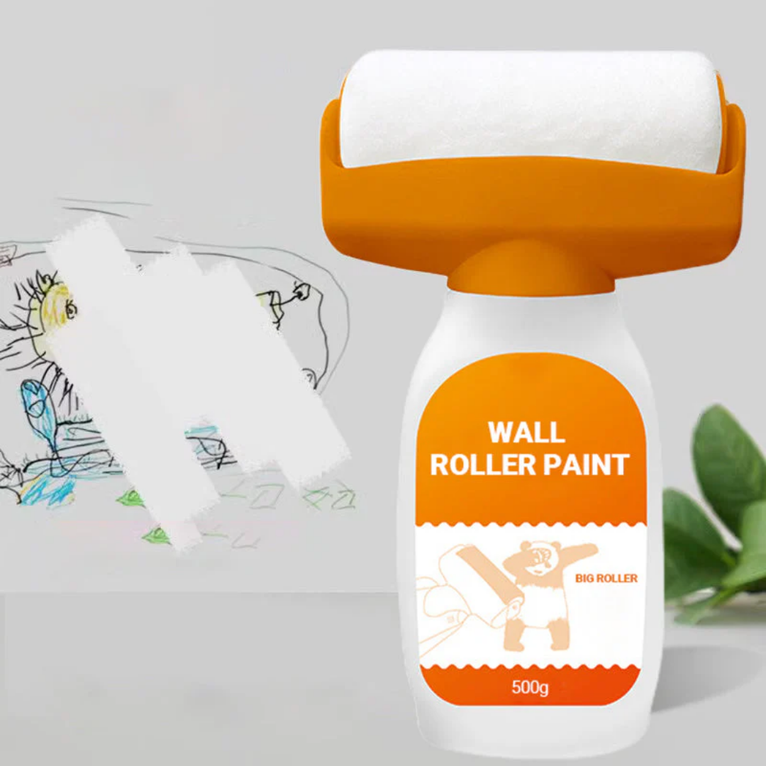 Wandfarbe Roller – Flecken & Gebrauchsspuren streifenfrei abdecken