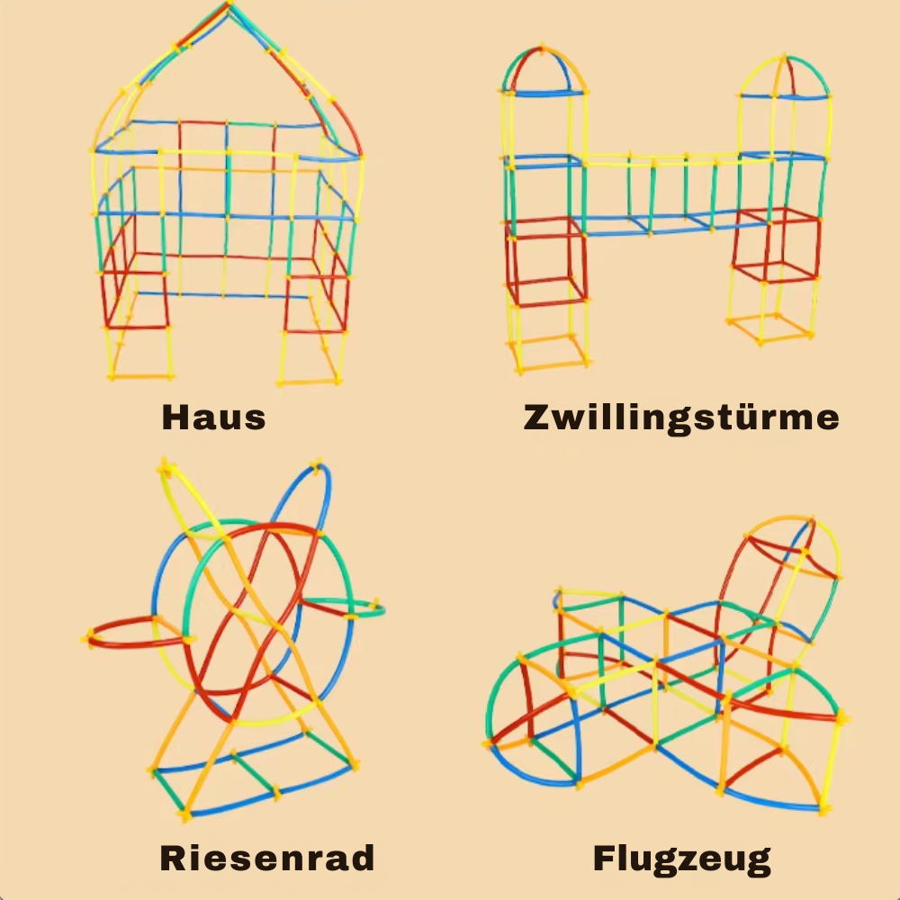 Steckspiel Konstruktionsbaukasten für Kinder ab 3 Jahren