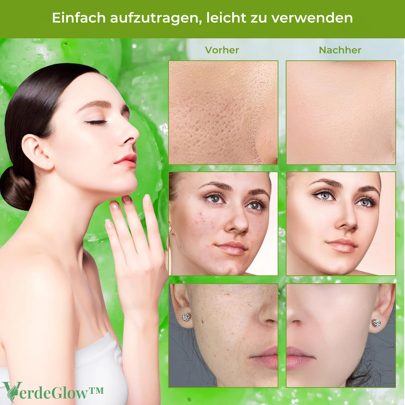 Grüne Tomaten Tonerde Maske - Tiefenreinigung für alle Hauttypen