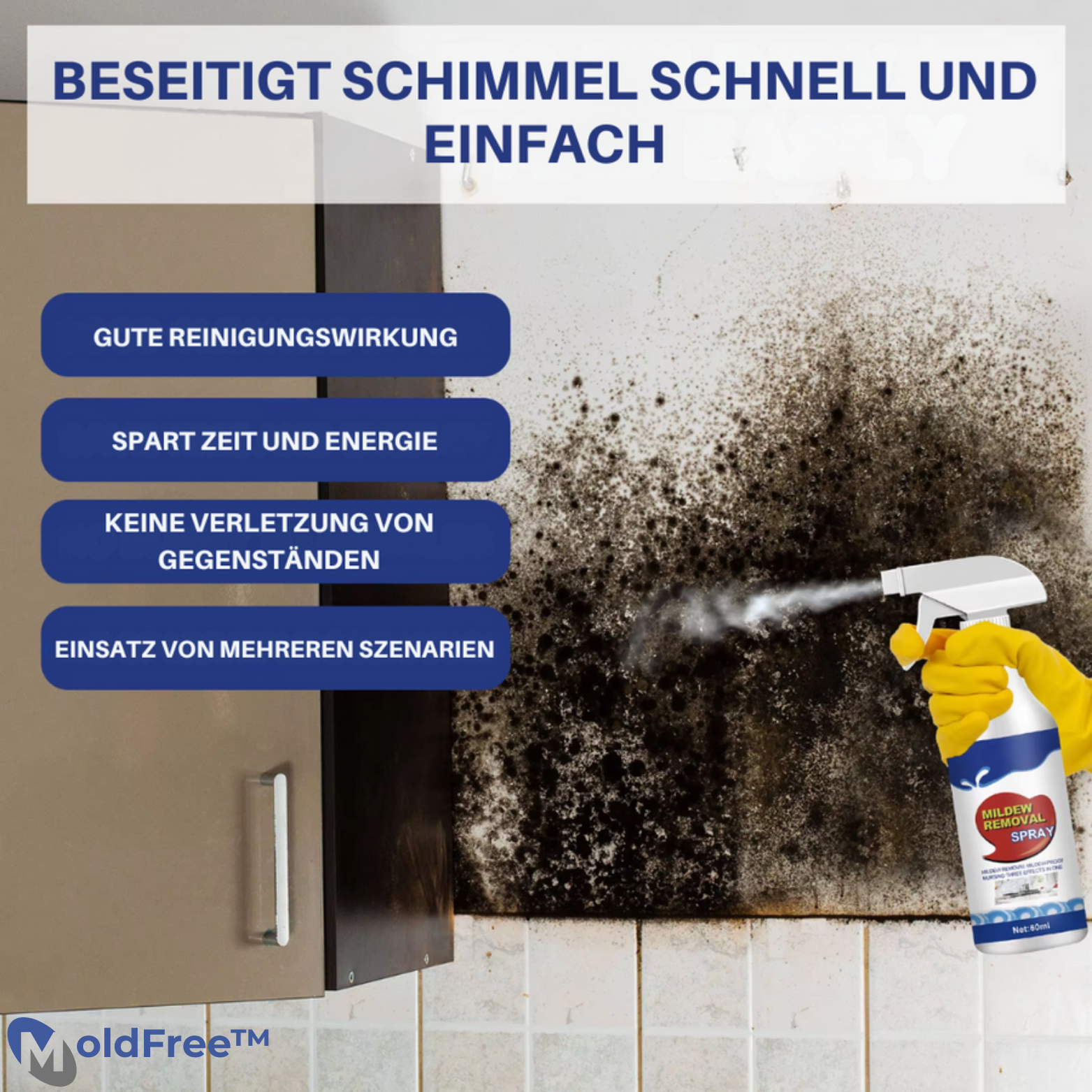 Schimmelentferner Spray – Schimmel & Mehltau schnell entfernen