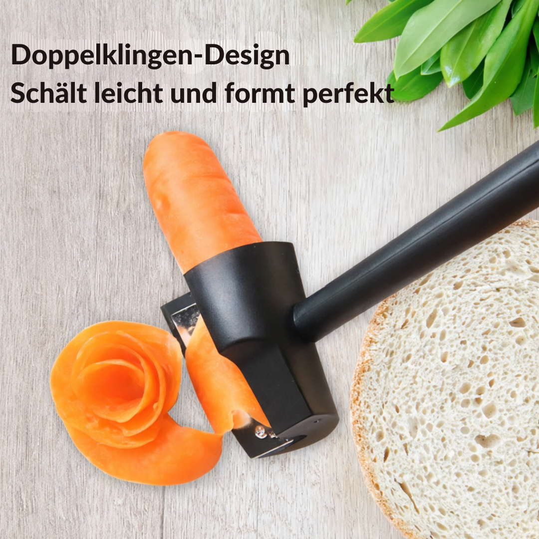Gemüseschneider für Spiralen & Blüten – Multifunktionaler Küchenhobel aus Edelst