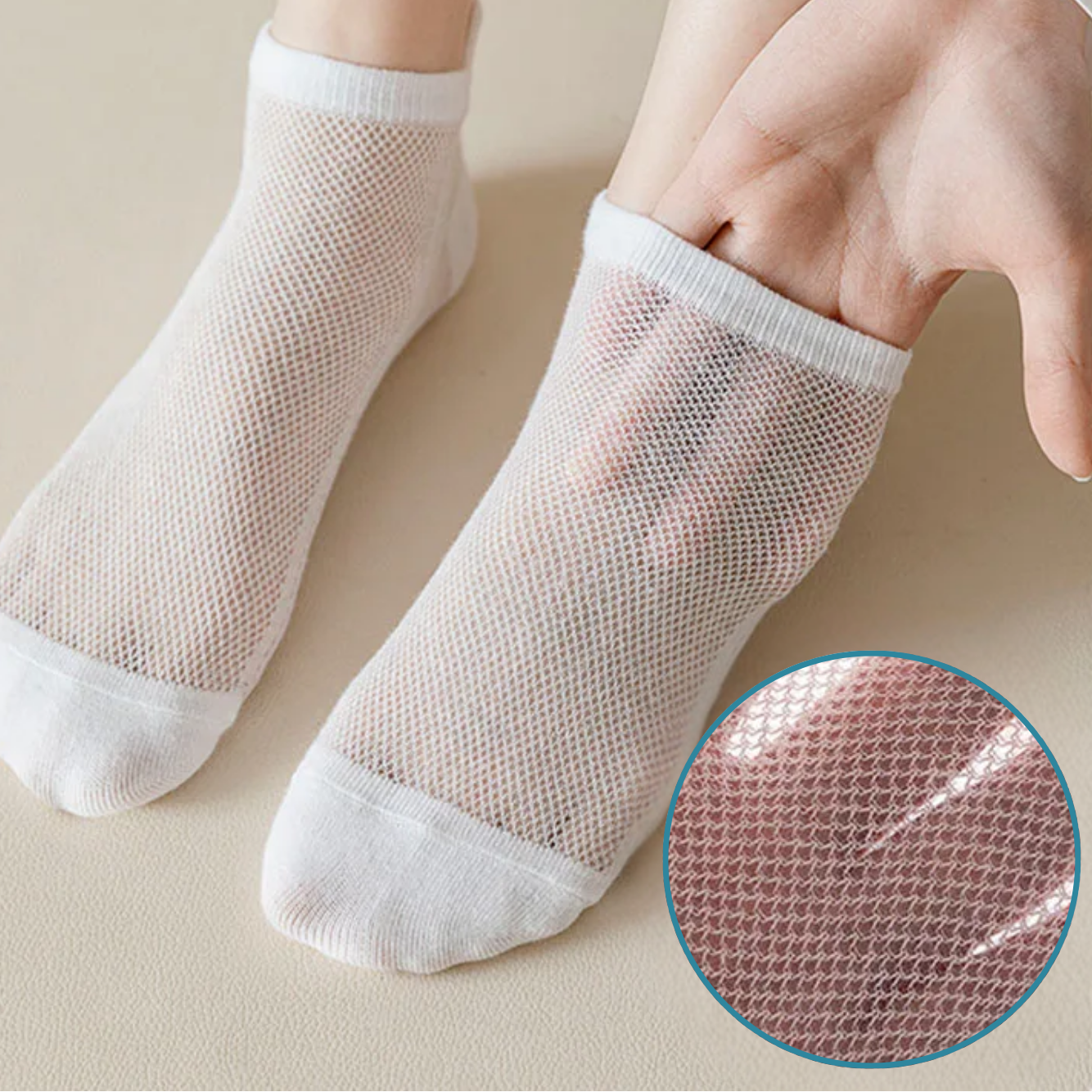 Unsichtbare Socken atmungsaktiv rutschfest für Sneaker Ballerinas