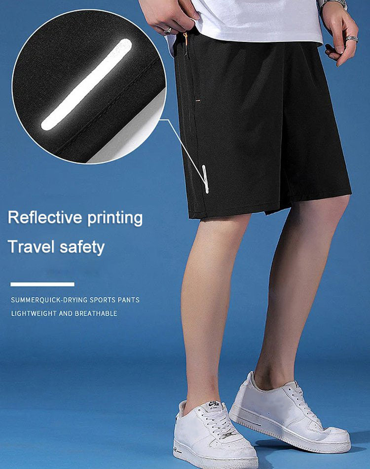 Ice Silk Shorts Unisex - Atmungsaktive Stretch Sportshorts