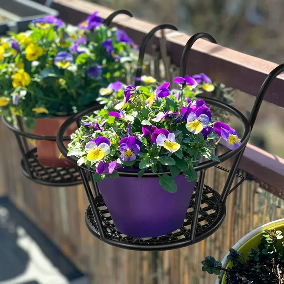 Balkon Pflanzenhalter Geländer - Platzsparender Blumentopf Halter