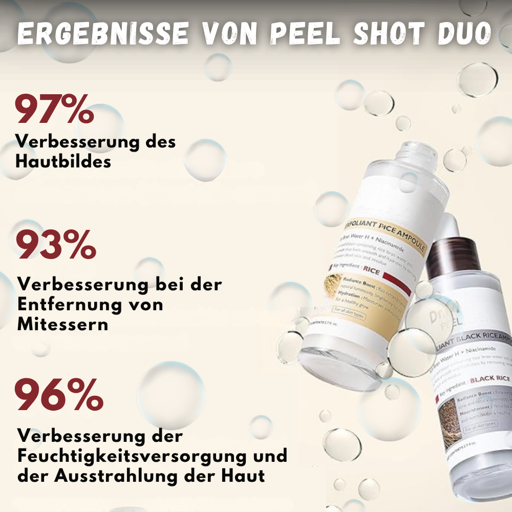 Porentiefe Reinigung Serum mit Salicylsäure - Reis Ampullen Set