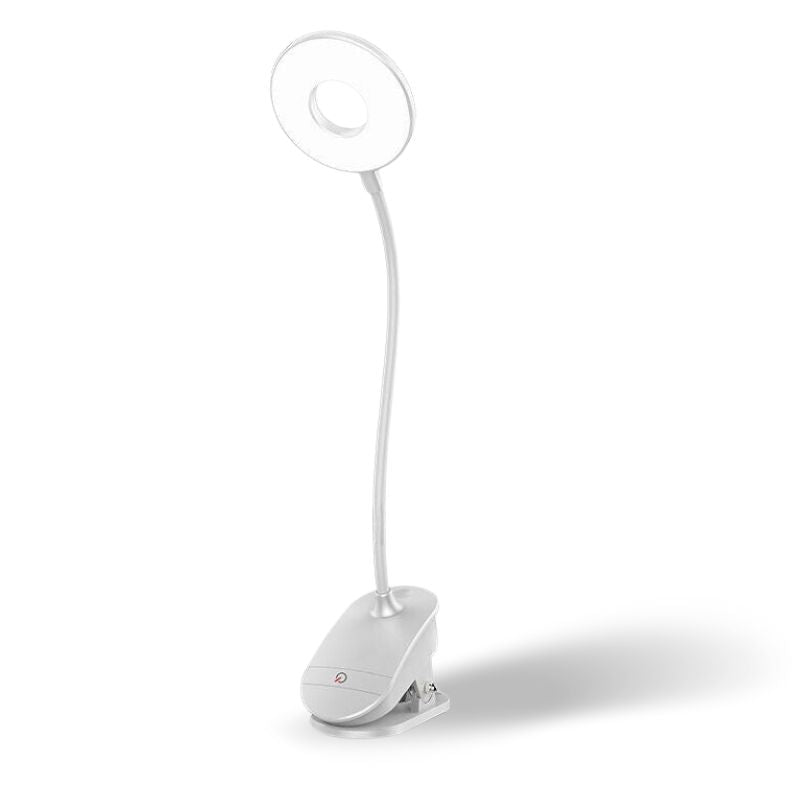 LED Ringlicht Schreibtischlampe – Flimmerfrei & Augenschonend mit Tischklemme