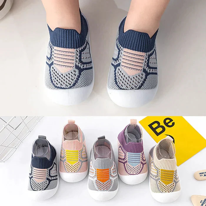 Babyschuhe rutschfest mit weicher Sohle für erste Schritte