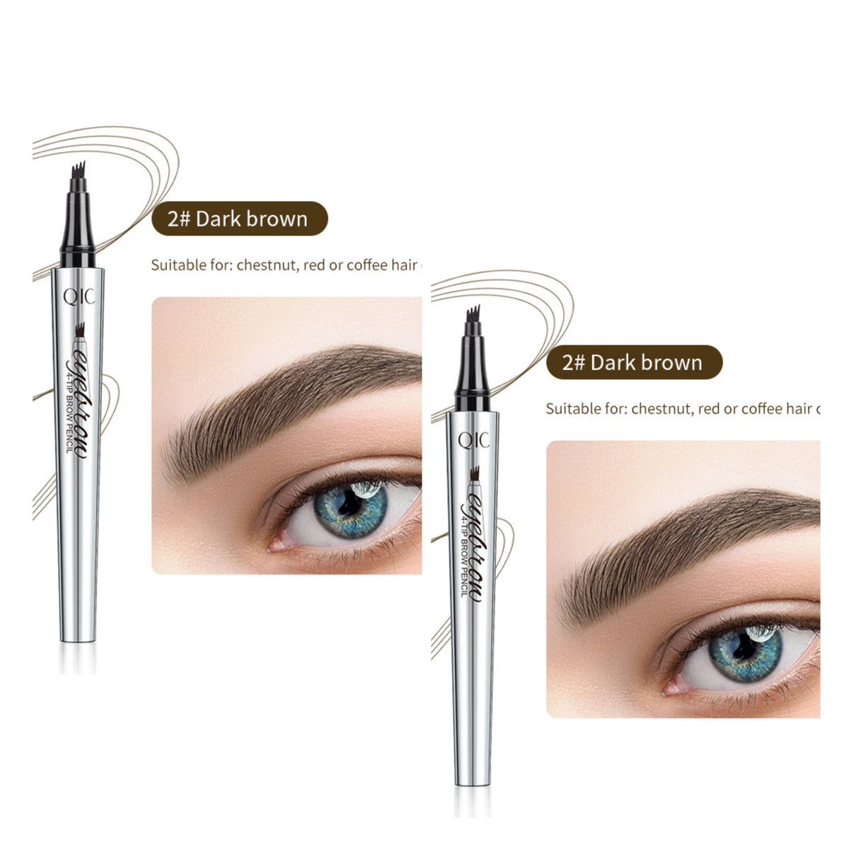 Wasserdichter Augenbrauenstift - Natürliche Augenbrauen Makeup